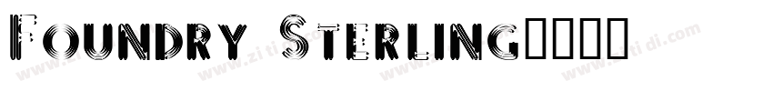 Foundry Sterling字体转换